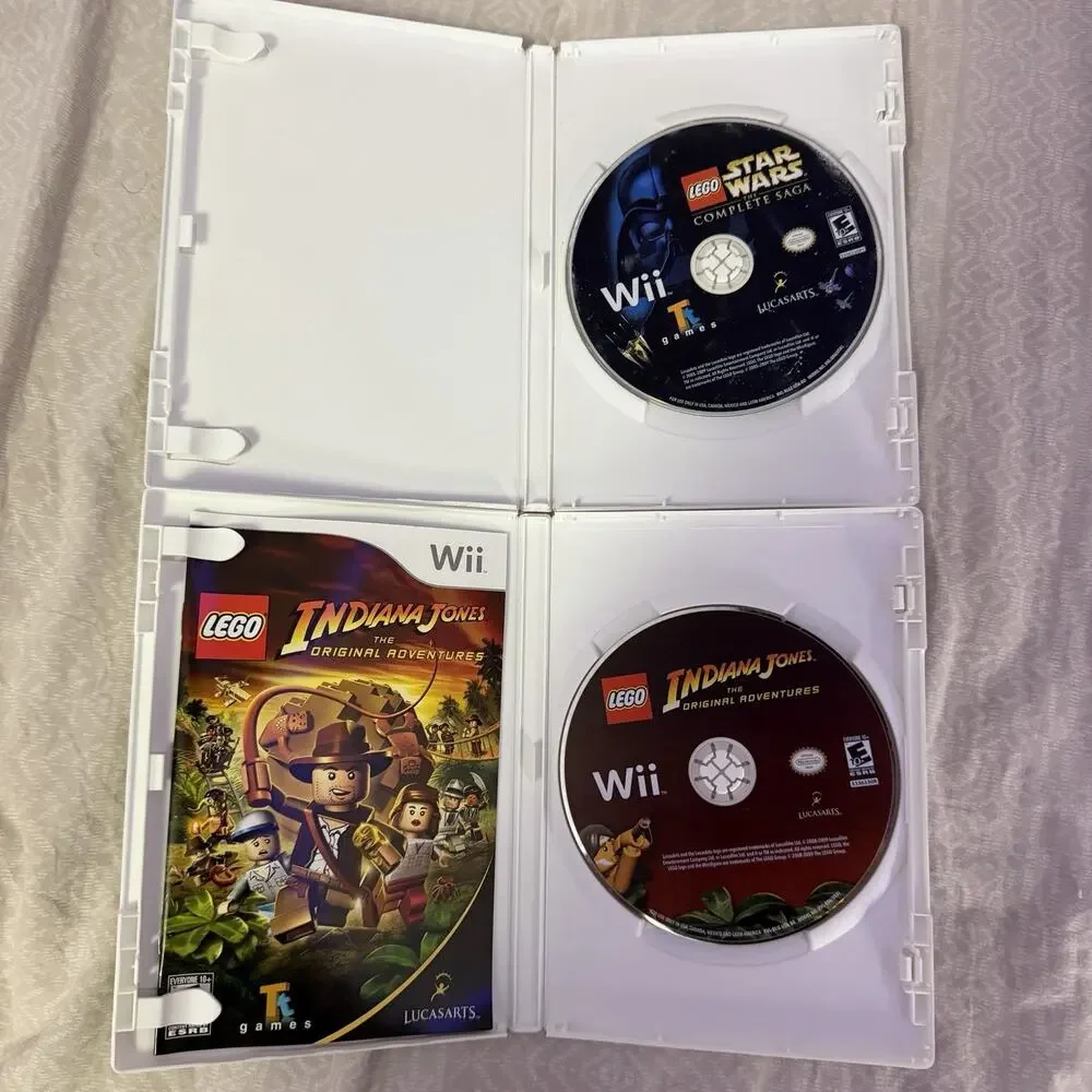 Wii LEGO Star Wars The Complete Saga & Indiana Jones Bundle